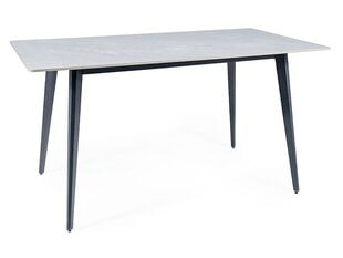 Обеденный стол Signal Ivy, серый/черный цвет цена и информация | Кухонные и обеденные столы | 220.lv