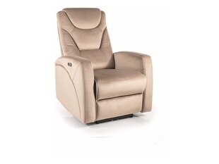 Кресло для гостиной Signal Kronos Velvet, бежевый цвет цена и информация | Кресла в гостиную | 220.lv