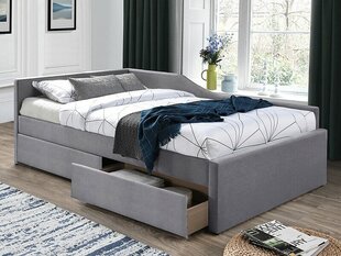 Кровать Signal Eliot Velvet, 120x200 см, серый цвет цена и информация | Кровати | 220.lv