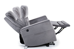 Кресло для гостиной Signal Adonis Velvet, серый цвет цена и информация | Кресла для отдыха | 220.lv