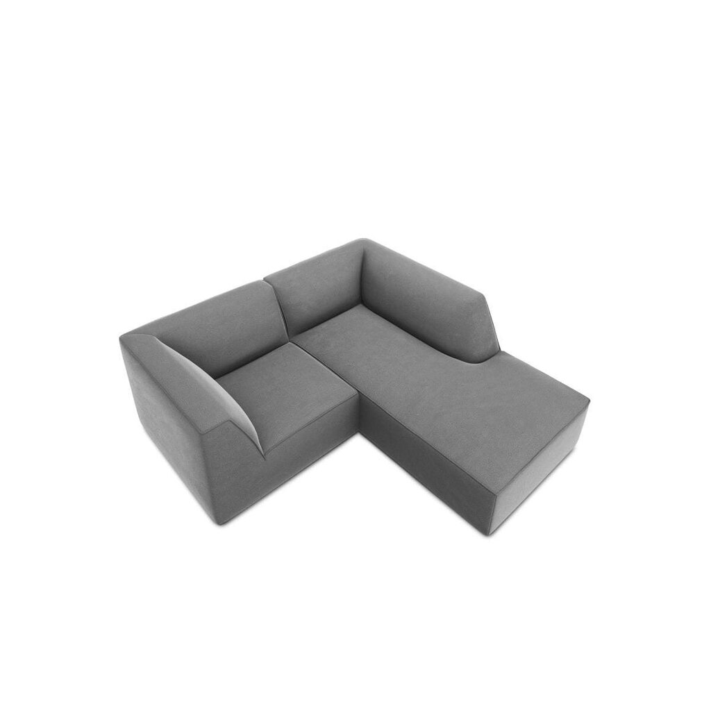 Stūra dīvāns Micadoni Home Ruby, pelēks цена и информация | Stūra dīvāni | 220.lv