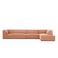 Stūra dīvāns Micadoni Home Ruby, rozā цена и информация | Stūra dīvāni | 220.lv