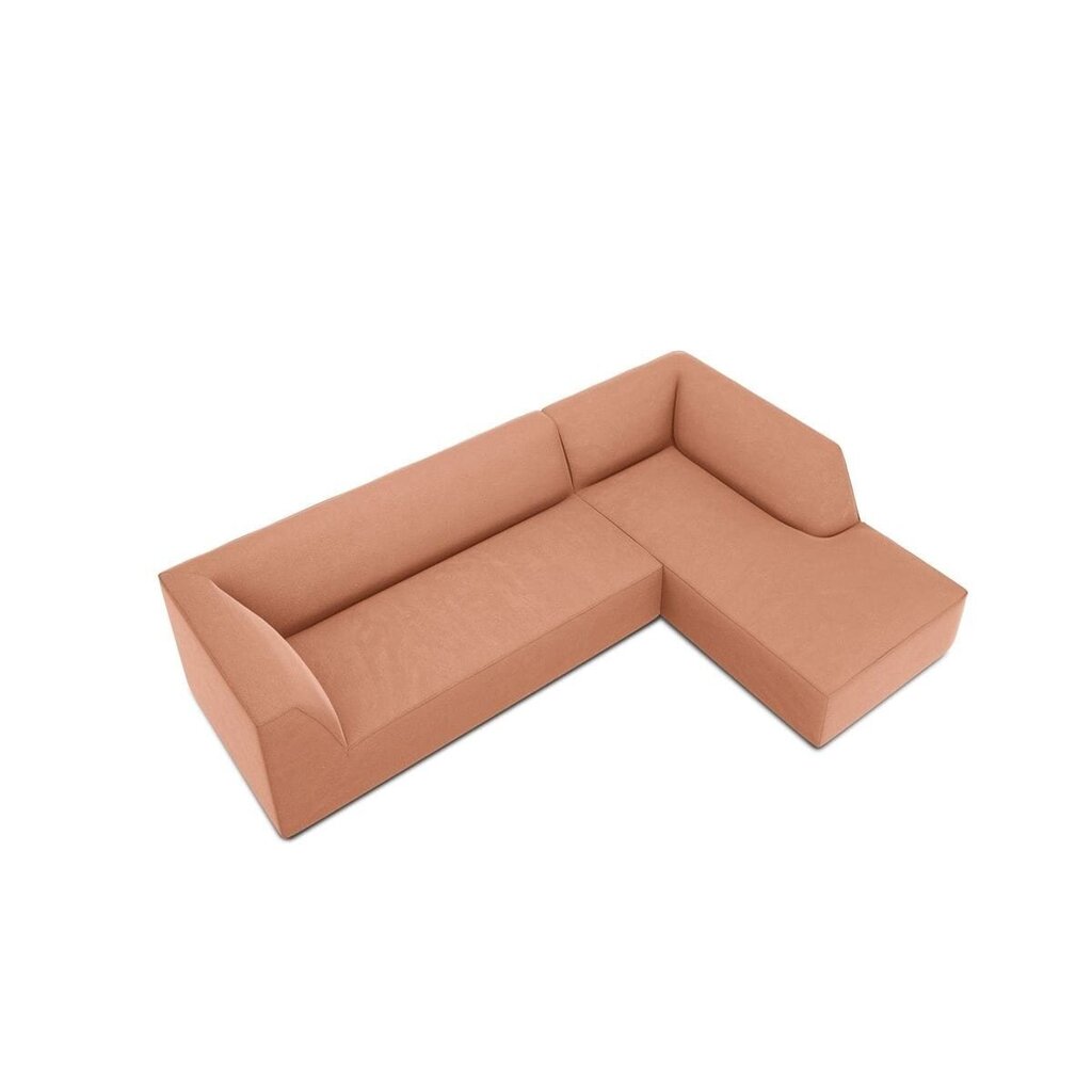 Stūra dīvāns Micadoni Home Ruby, rozā cena un informācija | Stūra dīvāni | 220.lv
