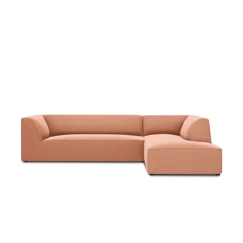 Stūra dīvāns Micadoni Home Ruby, rozā cena un informācija | Stūra dīvāni | 220.lv