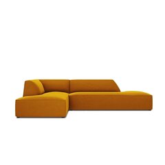 Stūra dīvāns Micadoni Home Ruby, dzeltens cena un informācija | Stūra dīvāni | 220.lv