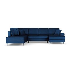 Stūra dīvāns Micadoni Home Moghan, zils цена и информация | Угловые диваны | 220.lv