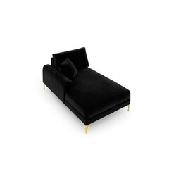 Кушетка Micadoni Home Larnite 1S-VL, цвет черный/золотой цена и информация | Диваны | 220.lv