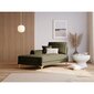 Kušete Micadoni Home Larnite 1S-VL, gaiši zaļa/zeltainas krāsas cena un informācija | Dīvāni | 220.lv