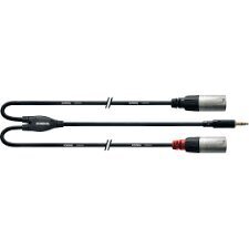 Cordial, Aux 3.5 mm/XLR, 1.5 m cena un informācija | Kabeļi un vadi | 220.lv