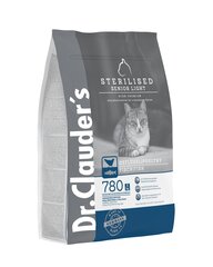 Dr,Clauder's High Premium Sterilised Senior Light, 1,5kg цена и информация | Сухой корм для кошек | 220.lv