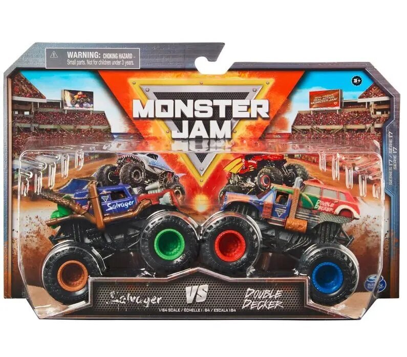 Komplekts Monster Jam 1:64 cena un informācija | Rotaļlietas zēniem | 220.lv