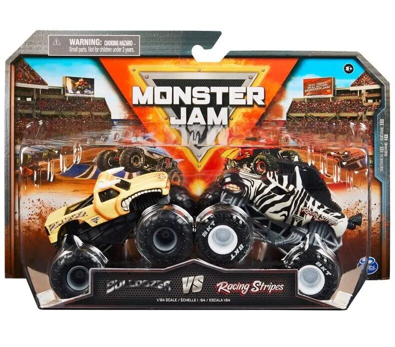 Komplekts Monster Jam 1:64 cena un informācija | Rotaļlietas zēniem | 220.lv