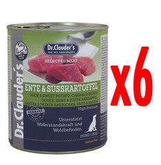 Dr,Clauder's Pīle un saldie kartupeļi Immun Plus, 6x400g cena un informācija | Konservi suņiem | 220.lv