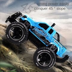 Машинка на радиоуправлении Monster Truck 1:14, синяя цена и информация | Игрушки для мальчиков | 220.lv
