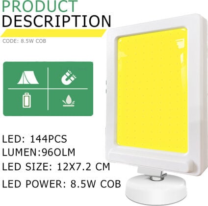 LED prožektors 12V 7,5W cena un informācija | Lukturi un prožektori | 220.lv