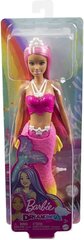 Кукла-русалка Barbie Dreamtopia с розовым и желтым хвостом цена и информация | Игрушки для девочек | 220.lv