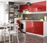 Virtuves skapītis Akord Oliwia S80, sarkans/balts cena un informācija | Virtuves skapīši | 220.lv