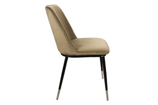 Комплект из 4 обеденных стульев Signal Jill Velvet, зеленый/черный цвет цена и информация | Стулья для кухни и столовой | 220.lv