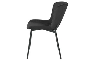 Набор из 4 обеденных стульев Signal Colby Velvet, черный цвет цена и информация | Стулья для кухни и столовой | 220.lv