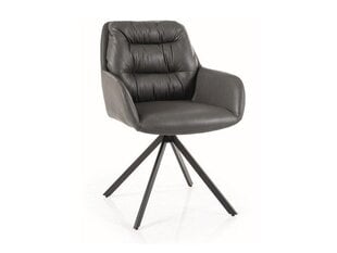 Набор из 2 обеденных стульев Signal Spello, серый/черный цвет цена и информация | Стулья для кухни и столовой | 220.lv