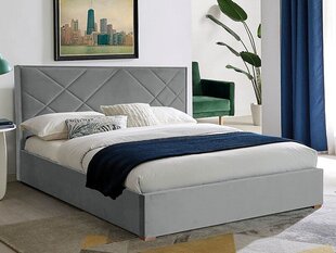 Кровать Signal Magia II Velvet, 140x200 см, серый цвет цена и информация | Кровати | 220.lv