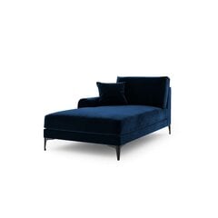 Кушетка Micadoni Home Larnite 1S-VL, синий/черный цвет цена и информация | Диваны | 220.lv