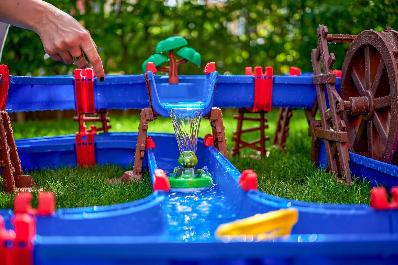 Ūdens smilšu kastes ūdens rats Big AquaPlay Mega Water Track cena un informācija | Bērnu rotaļu laukumi, mājiņas | 220.lv