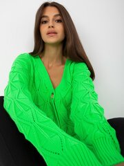зеленый длинный кардиган с пуговицами rue paris цена и информация | Женские кофты | 220.lv
