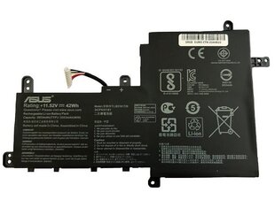 Аккумулятор для ноутбука ASUS B31N1729, 3653mAh, Original цена и информация | Аккумуляторы для ноутбуков | 220.lv