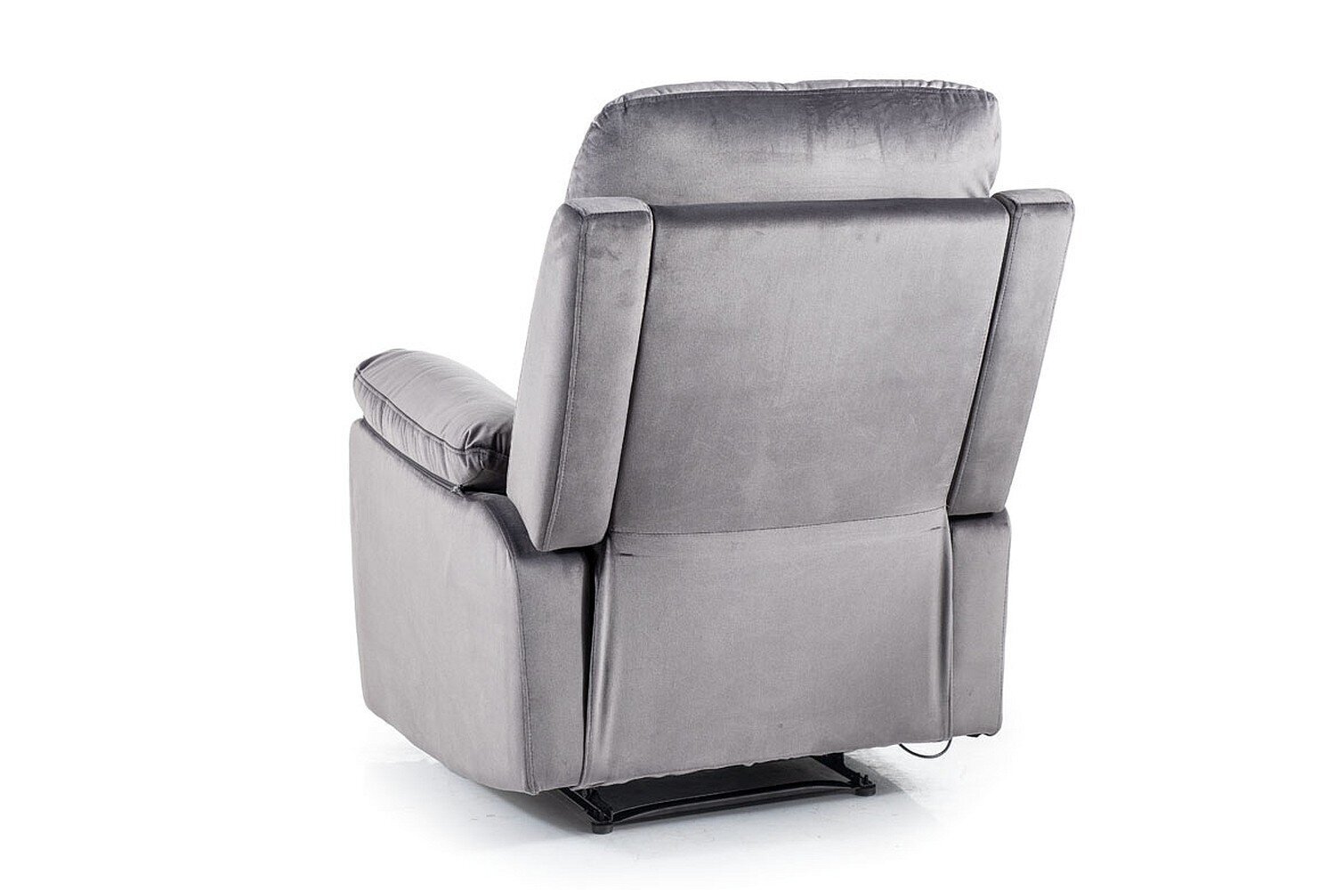 Viesistabas krēsls Signal Spencer 1 Velvet, pelēks cena un informācija | Atpūtas krēsli | 220.lv