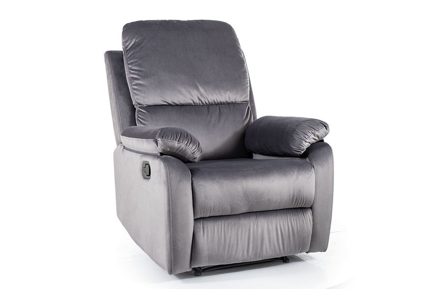 Viesistabas krēsls Signal Spencer 1 Velvet, pelēks cena un informācija | Atpūtas krēsli | 220.lv