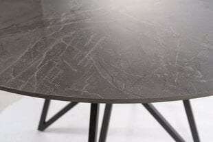 Обеденный стол Signal Murano, серый/черный цвет цена и информация | Кухонные и обеденные столы | 220.lv
