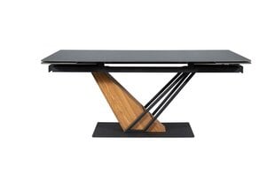 Обеденный стол Signal Genesis, коричневый/черный цвет цена и информация | Кухонные и обеденные столы | 220.lv