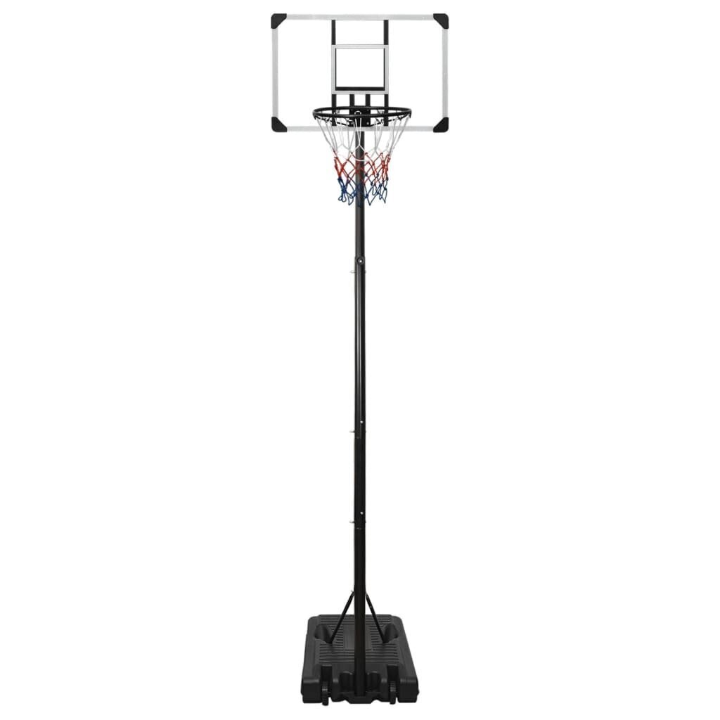 Basketbola vairogs, caurspīdīgs, 280-350 cm, polikarbonāts цена и информация | Basketbola statīvi | 220.lv