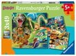 Puzle Ravensburger Puzzle Scooby Doo (Skubijs Dū), 3x49p, 5242 cena un informācija | Puzles, 3D puzles | 220.lv