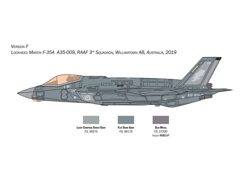 Konstruktors Italeri - F-35A cena un informācija | Konstruktori | 220.lv