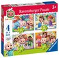 Puzle Ravensburger Cocomelon, 4 gab., 12/16/20/24p, 3113 cena un informācija | Puzles, 3D puzles | 220.lv