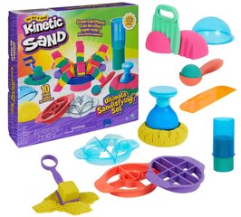 Kinētisko smilšu komplekts ar piederumiem Kinetic Sand Ultimate Sandisfying cena un informācija | Modelēšanas un zīmēšanas piederumi | 220.lv