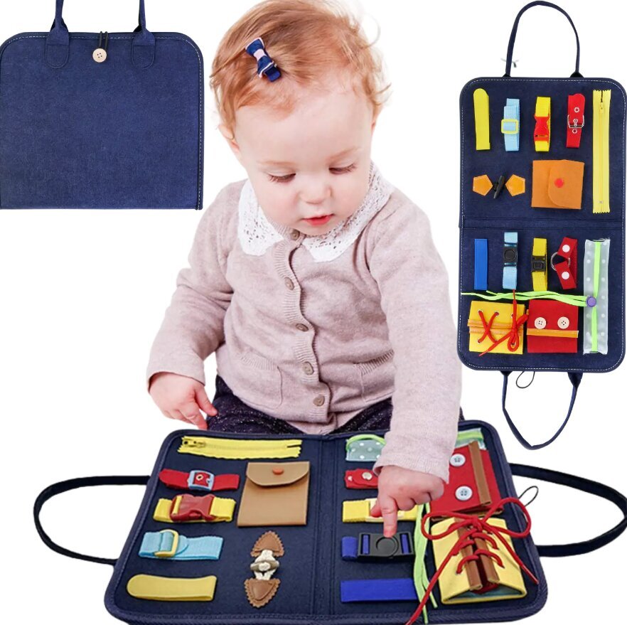 Sensorais koferis bērniem, E-Edu цена и информация | Rotaļlietas zīdaiņiem | 220.lv