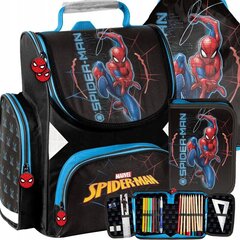Mugursoma ar piederumiem Paso Spiderman SP23PA-525 cena un informācija | Skolas somas | 220.lv