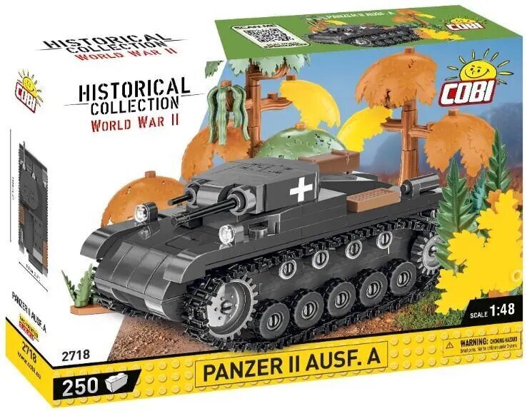 Konstruktors Cobi Panzer II Ausf. A, 250 gab. cena un informācija | Konstruktori | 220.lv