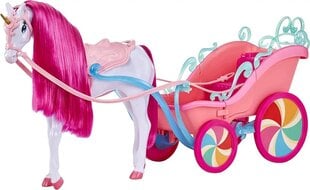 Vienradzis ar karieti Unicorn Candy Carriage Ella Candy cena un informācija | Rotaļlietas meitenēm | 220.lv