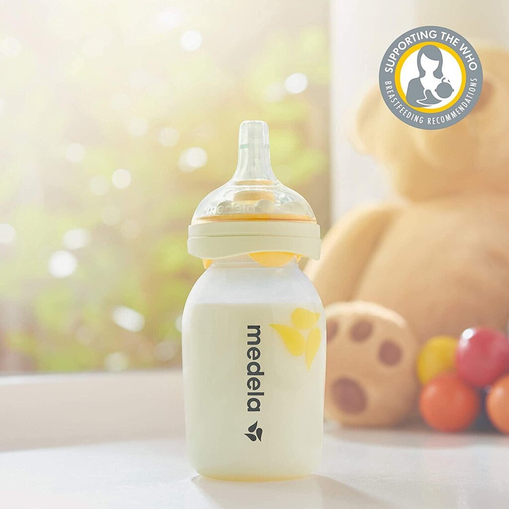 Pudelīte ar knupīti Medela, 150 ml, 0+ mēn (Atjaunots A) цена и информация | Bērnu pudelītes un to aksesuāri | 220.lv