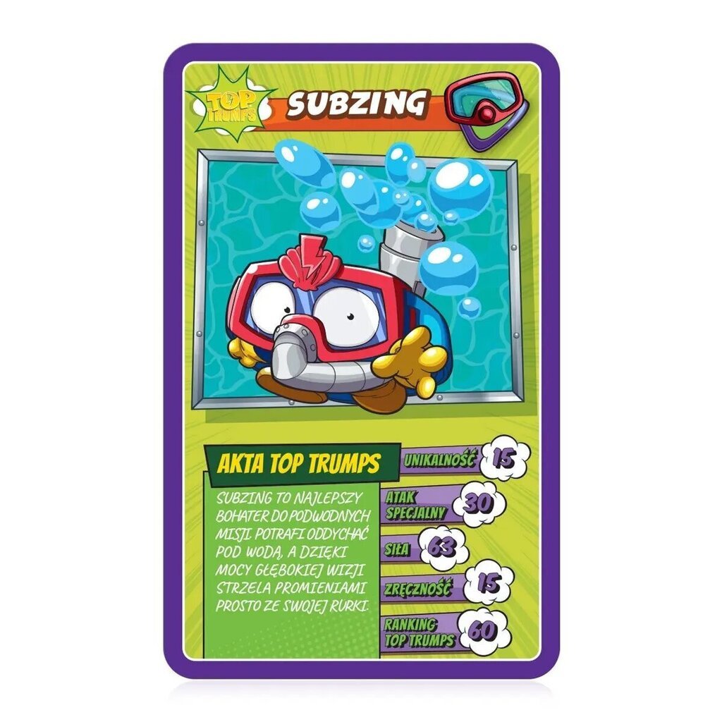 Kāršu spēle Top Trumps Super Zings Series 5 цена и информация | Galda spēles | 220.lv