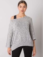 Džemperis sievietēm Och Bella, pelēks cena un informācija | Sieviešu džemperi | 220.lv