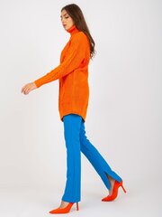 Женская толстовка Rue Paris с капюшоном и вышивкой, белый/оранжевый цена и информация | Женские кофты | 220.lv