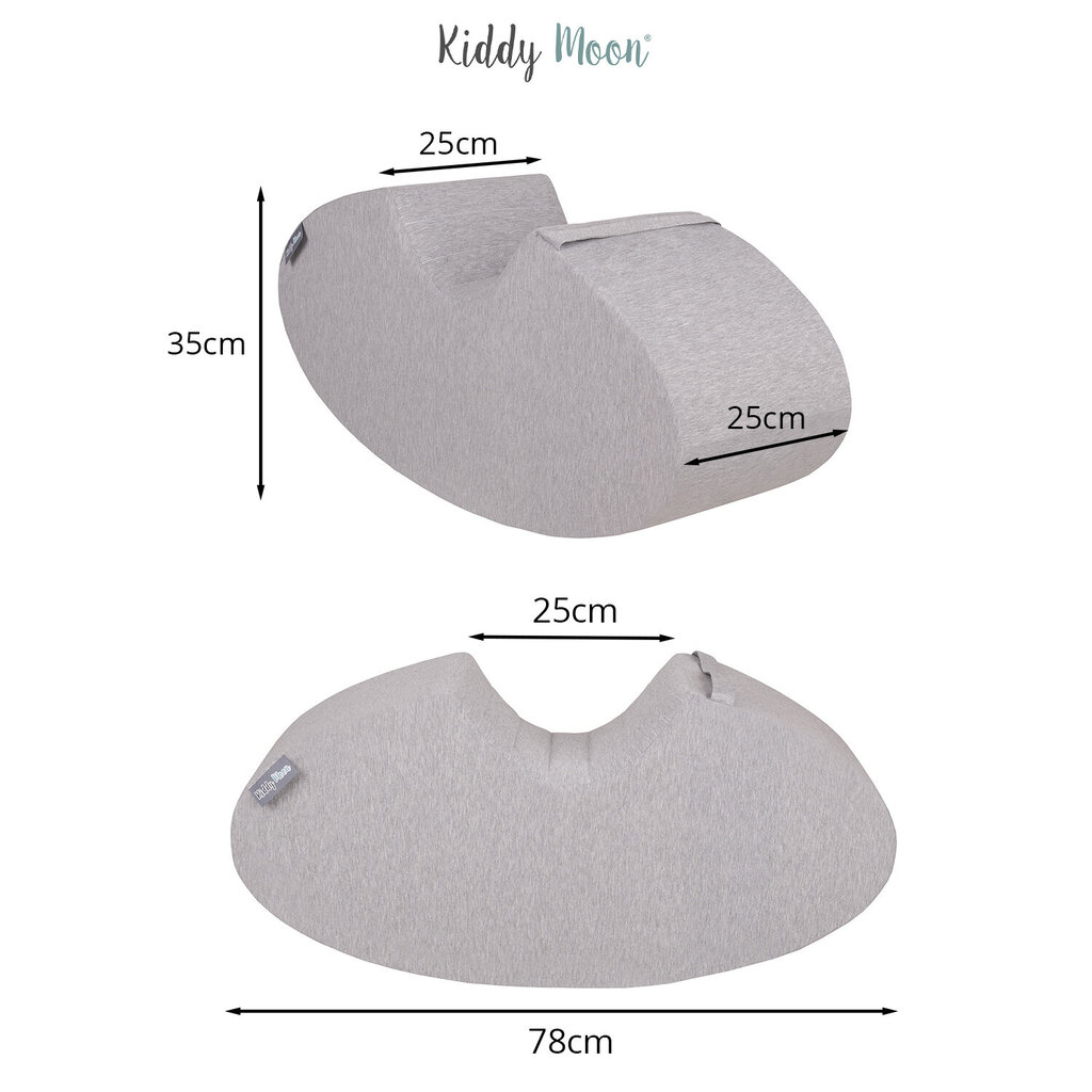 KiddyMoon putuplasta šūpulis bērniem, tuksneša rozā krāsā cena un informācija | Rotaļlietas zīdaiņiem | 220.lv