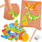 Radošais kalšanas komplekts, Dinozauri cena un informācija | Attīstošās rotaļlietas | 220.lv