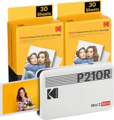 Kodak MINI 2 RETRO P210RW60 cena un informācija | Piederumi printerim | 220.lv