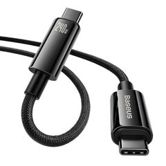 USB-C to USB-C cable Baseus Tungsten Gold 240W 3m (black) цена и информация | Кабели для телефонов | 220.lv